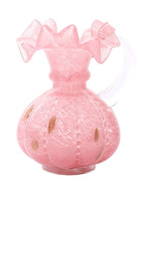 Rosy Dawn Ruffled Vase Small in - Noon & Moon - Modalova