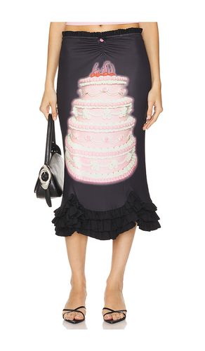 Birthday Cake Printed Stretchy Fishtail Skirt in . Size M, S, XS - Nodress - Modalova