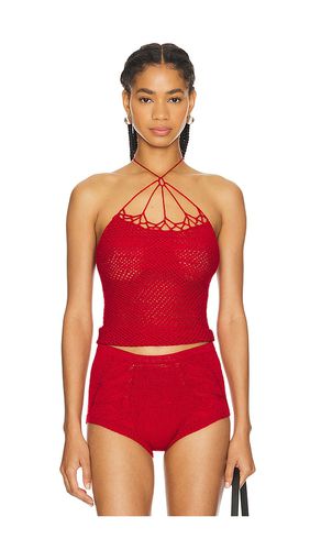 Top halter crochet en color talla L en - Red. Talla L (también en M, S, XL) - nastyamasha - Modalova