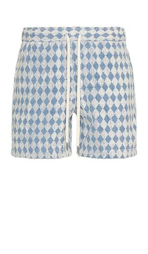 Navy Diamond Terry Shorts in . Taglia XL/1X - OAS - Modalova