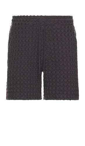 Porto waffle shorts en color negro talla L en - Black. Talla L (también en S) - OAS - Modalova