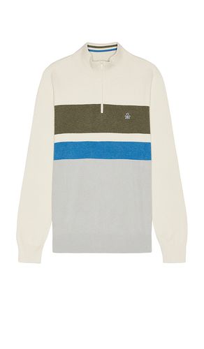 Chest Stripe Quarter Zip in . Taglia M - Original Penguin - Modalova