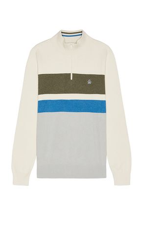Sudadera con cremallera corta en color gris talla L en - Grey. Talla L (también en M, S) - Original Penguin - Modalova