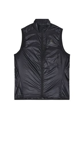 On Weather Vest in Black. Size S - On - Modalova