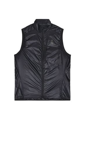 On Weather Vest in Black. Taglia S - On - Modalova