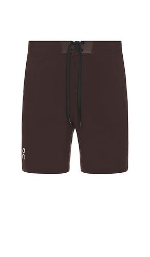 Performance hybrid short en color marrón talla L en - Brown. Talla L (también en M, S, XL/1X) - On - Modalova