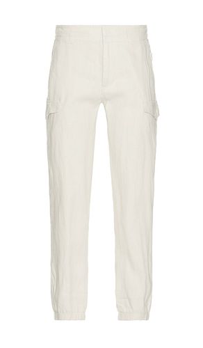 Stretch linen cargo jogger en color blanco talla 32 en - White. Talla 32 (también en 34, 36) - onia - Modalova