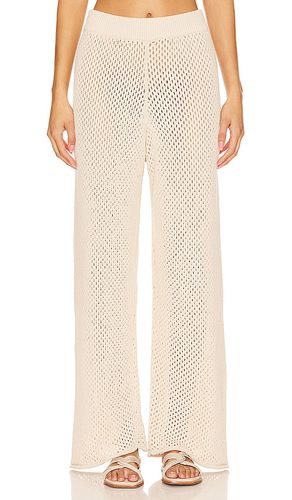 Crochet Wide Leg Pant in . Taglia M - onia - Modalova