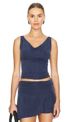 Kylie top en color azul talla L en - Blue. Talla L (también en S, XL) - Peachy Den - Modalova