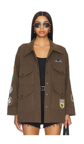 Multi patch work jacket en color taupe talla L en - Taupe. Talla L (también en M, S, XS) - Found - Modalova