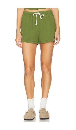 Shorts deportivos french terry en color verde oliva talla L en - Olive. Talla L (también en M, S, XS) - perfectwhitetee - Modalova