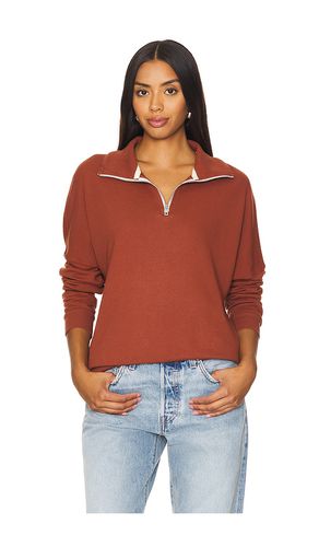 French Terry Half Zip Pullover in . Taglia M, S, XS - perfectwhitetee - Modalova