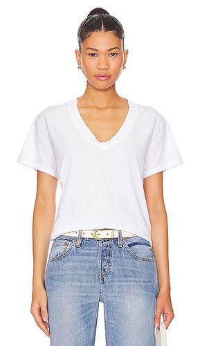 Camiseta cuello pico cotton boxy en color talla L en - White. Talla L (también en M, S, XL, XS) - perfectwhitetee - Modalova