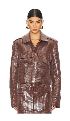 Sequin Cropped Suit Jacket in . Size M, S, XS - PRIVATE POLICY - Modalova