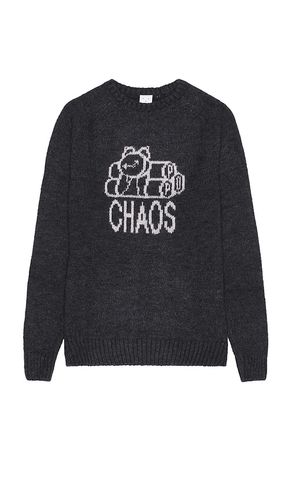 Knitted Chaos Crewneck Sweatshirt in . Size M, S, XL/1X - Pop Trading Company - Modalova