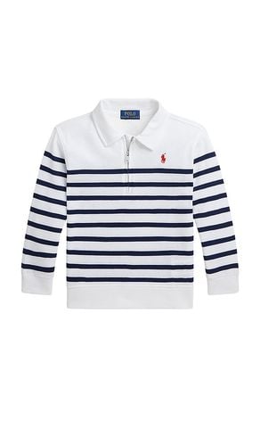 Kids Long-Sleeve Spa Terry Half-Zip Sweatshirt in . Size 4, 5 - Polo Ralph Lauren - Modalova