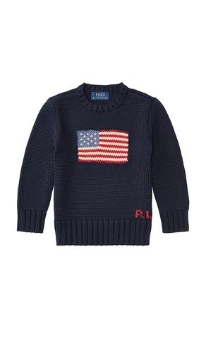 Kids Flag Crewneck Sweater in . Size 4, 5 - Polo Ralph Lauren - Modalova