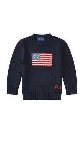 Kids Flag Crewneck Sweater in . Taglia 5 - Polo Ralph Lauren - Modalova