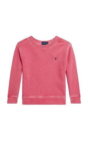 Kids Long-Sleeve Cotton Loopback Crewneck Sweatshirt in . Size 3, 4 - Polo Ralph Lauren - Modalova