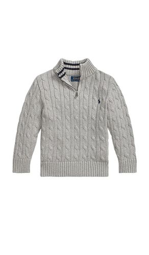 Kids Cable Knit Half-zip Sweater in . Size 4, 5, 6 - Polo Ralph Lauren - Modalova