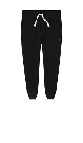 Kids fleece jogger en color negro talla 3 en - Black. Talla 3 (también en 2, 4, 5, 6) - Polo Ralph Lauren - Modalova