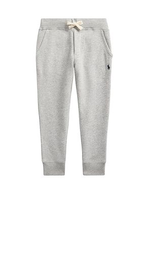 Jogger de tela polar. en color gris talla 4 en - Grey. Talla 4 (también en 6) - Polo Ralph Lauren - Modalova