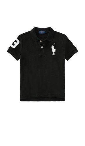 Kids Short-Sleeve Big Pony Mesh Polo in . Taglia 5 - Polo Ralph Lauren - Modalova