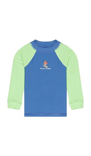 Solid Nylon Elastan Knit Rashguard in ,. Size 4. Also in 6 - Polo Ralph Lauren - Modalova
