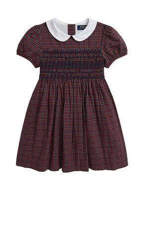 Vestido tartan smocked en color rojo talla 2 en & - . Talla 2 (también en 4) - Polo Ralph Lauren - Modalova