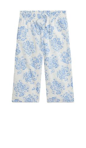 Pantalón tipo pull-on floral en color azul talla 3 en - Blue. Talla 3 (también en 4, 5, 6) - Polo Ralph Lauren - Modalova