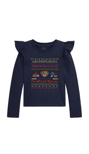 Kids Bear Graphic Top in . Taglia 3, 5, 6 - Polo Ralph Lauren - Modalova