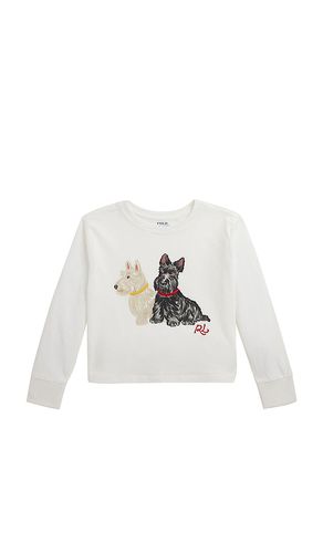 Camiseta gráfica dog en color blanco talla 2 en - White. Talla 2 (también en 3, 4, 6) - Polo Ralph Lauren - Modalova