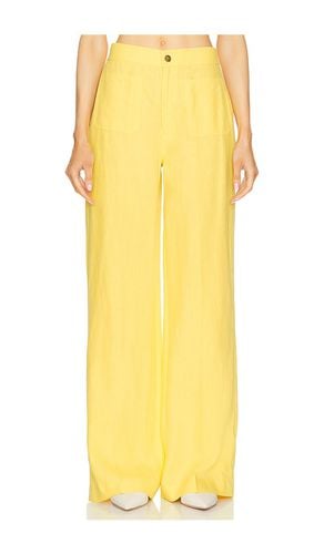 Pantalón leaton en color amarillo talla 0 en - Yellow. Talla 0 (también en 10, 12, 2, 4, 6) - Polo Ralph Lauren - Modalova