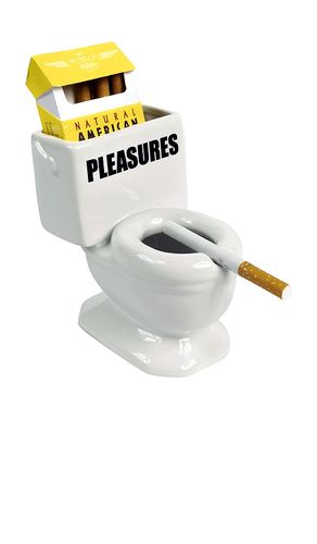 Pleasures Toilet Ashtray in White - Pleasures - Modalova