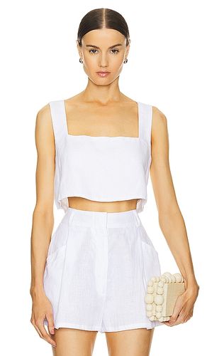 Alice crop top en color blanco talla S en - White. Talla S (también en L, XL) - Posse - Modalova