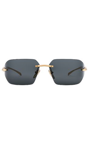 Rectangular sunglasses in color metallic gold size all in - Metallic Gold. Size all - Prada - Modalova