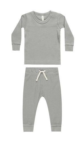 Kids Waffle Top And Pant Set in . Taglia 18-24M, 2-3yr, 4-5yr - QUINCY MAE - Modalova