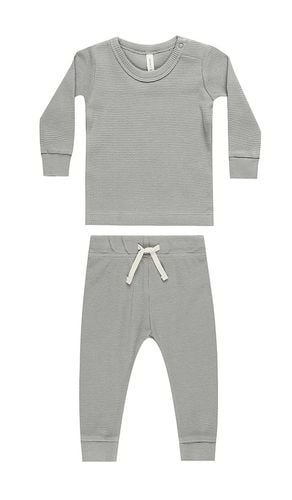 Kids Waffle Top And Pant Set in . Taglia 2-3yr, 4-5yr - QUINCY MAE - Modalova