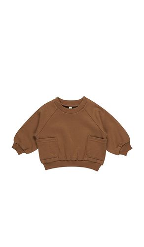 Kids pocket sweatshirt en color marrón talla 12-18M en - Brown. Talla 12-18M (también en 18-24M, 2-3yr, 4-5yr) - QUINCY MAE - Modalova