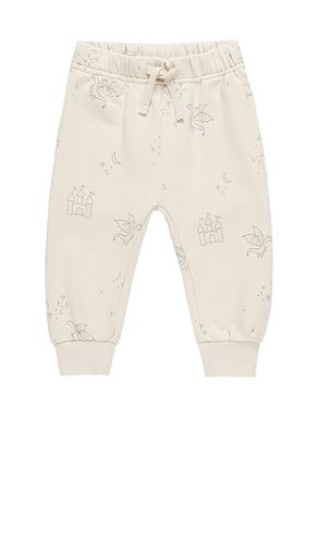 Pantalón de chándal relajado en color crema talla 12-18M en - Cream. Talla 12-18M (también en 18-24M, 2-3yr, 4-5yr) - QUINCY MAE - Modalova