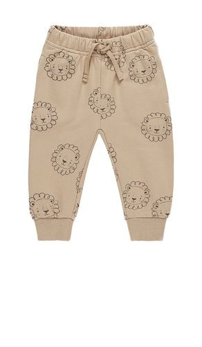 Pantalón deportivo relajado de polar en color bronce talla 12-18M en - Tan. Talla 12-18M (también en 18-24M, 2-3yr, 4-5yr) - QUINCY MAE - Modalova