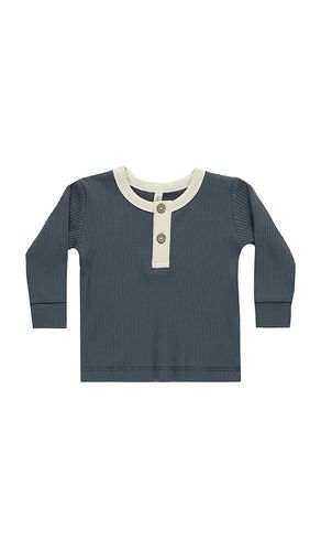 Kids Ribbed Henley in . Taglia 4-5yr - QUINCY MAE - Modalova