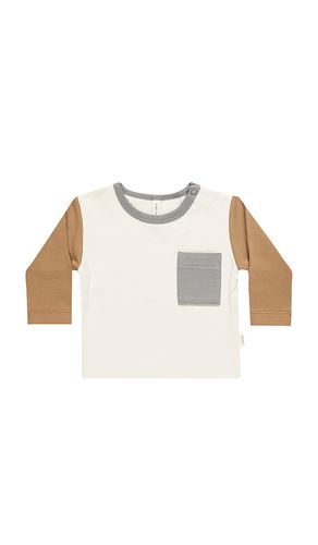 Kids Long Sleeve Pocket Tee in . Taglia 2-3yr, 4-5yr - QUINCY MAE - Modalova