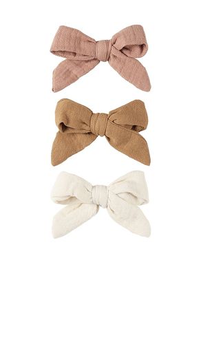 Kids Bow W. Clip 3 Pack in - QUINCY MAE - Modalova