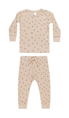 Kids Waffle Top And Pant Set in . Taglia 2-3yr, 4-5yr - QUINCY MAE - Modalova