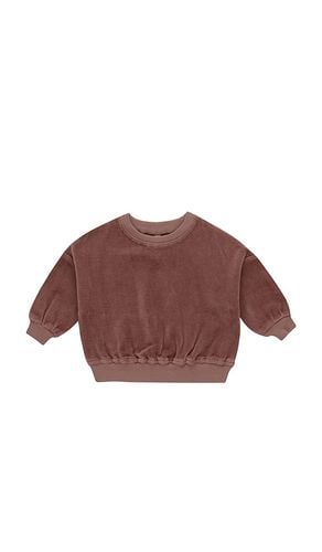 Kids Velour Relaxed Sweatshirt in . Taglia 18-24M, 2-3yr, 4-5yr - QUINCY MAE - Modalova