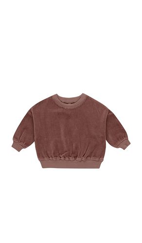 Kids Velour Relaxed Sweatshirt in . Taglia 2-3yr, 4-5yr - QUINCY MAE - Modalova