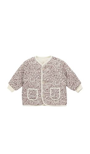 Kids Quilted V Neck Button Jacket in . Taglia 2-3yr, 4-5yr - QUINCY MAE - Modalova