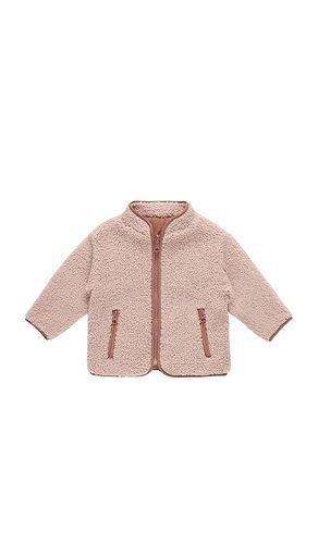 Kids Faux Fur Zip Jacket in . Size 18-24M, 4-5yr - QUINCY MAE - Modalova