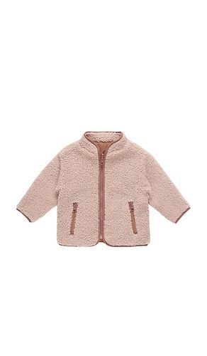 Kids Faux Fur Zip Jacket in . Size 4-5yr - QUINCY MAE - Modalova